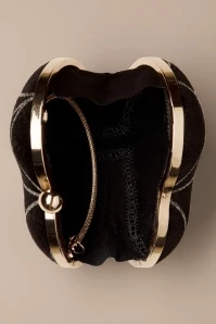 Lou Spiderweb Heart Bag In Black 6 Lou Spiderweb Heart Bag In Black - Image 4