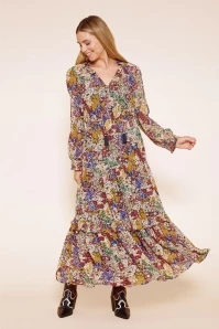 Blossom Floral Dress In Multi