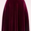 50s Sheila Swing Skirt In Claret Velvet 1 50s Sheila Swing Skirt In Claret Velvet -King Louie Shop 248279 Vintage Chic 43791 Skirt Darkred Velvet 221013 602W category