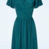50s Sadie Swing Dress In Teal 2 50s Sadie Swing Dress In Teal -King Louie Shop 248284 Vintage chic 44168 Swing Dress Teal 220816 007 witW category