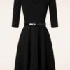 50s Elena Swing Dress In Black -King Louie Shop 248292 Vintage Chic 44830 Swingdress Black 221116 501W category