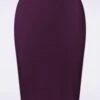 50s Bella Midi Skirt In Aubergine -King Louie Shop 248319 Vintage Chic 39940 Pencilskirt Purple 032521 002W category