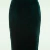 50s Glendie Velvet Pencil Skirt In Bottle Green -King Louie Shop 248324 vintage chic 41034 skirt green velvet 181121 004W category