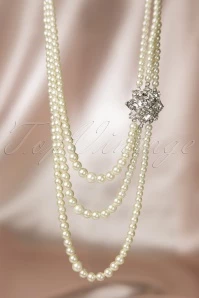 20s Paris Pearls Crystal Necklace