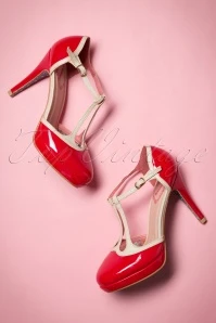 50s Betty Pumps In Red